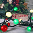 70 G15 Christmas Tree Lights LED Christmas Lights Red White and Green Globe Christmas String Light Plug