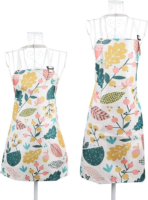 Matching Aprons for Kids and Adults,2 PCS Aprons for Women & Kids Aprons,Perfect Mommy and Me Kitchen Cooking Apron