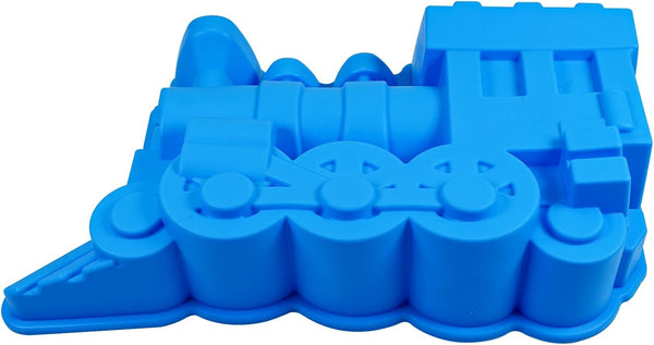 Locomotive Train Silicone Cake Pan - Non-Stick Cake Mold for DIY Birthday Party Cake and Bread