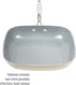 Goodful Ceramic Nonstick 11 Inch Grill Pan, Dishwasher Safe, Comfort Grip Stainless Steel Handle, Cream