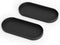 Lazy K Silicone Tray - Small Multi-Purpose Vanity Organizer - Spoon Rest Holder (Black)