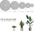 WISHDIAM 6PCS Plant Riser, 12 inches Adjustable Heavy Plant Stand for Indoor, Outdoor, Airflow and Drainage