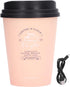 USB 300ml Mini Desktop Humidifier, Coffee Cup Shape Humidifier for Home Outing