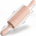 9-Inch Wooden Rolling Pin - Baking Tool for Pastry, Fondant, and Children's Baking