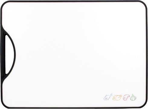 Totally Bamboo Poly-Boo Double Sided Bamboo and Poly Cutting Board, 15" x 11", BPA Free