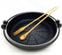 JapanBargain 3789 Bamboo Cooking Chopsticks with Spoon and Fork, 3-in-1 Cooking Utensil for Deep Frying