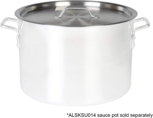 Thunder Group ALSKSU114 Sauce Pot Lid, 14 Qt, 12-5/8" Dia.