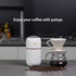 Coffee Grinder Electric for Beans, Spices, Herbs, Grains and Nuts, Stainless Steel Blades, 2.8 oz, White by puloya