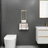 Towel Racks for Bathroom, NEWRAIN Stainless Steel Rolled Towel Storage Wall Mounted Bath Towel Holder for Folded Large