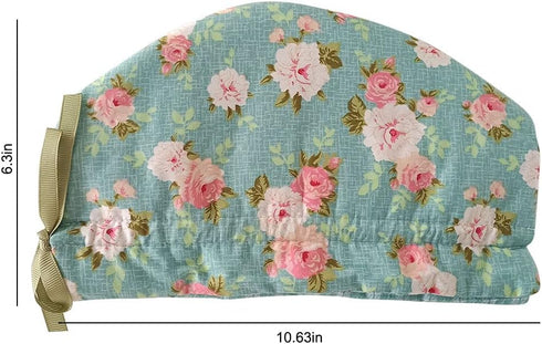 Tea Cosy - Pure Cotton Printed Kitchen Tea Pot Dust Cover, Insulation and Keep Warm, Color#5