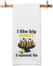 GOSJINNK Funny Baking Kitchen Towels I Like Big Bundts I Cannot Lie Cleaning