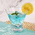 Set 4 8-Ounce Cinched Stemless Clear4Pcs) of Martini Glasses - Design Cocktail Glasses with Heavy Base, Construction