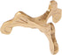 Bard's Brass-toned Egg Stand/Holder, Small Scroll Leg, 0.625" Diameter for Hen Sized Eggs