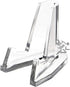 OnFireGuy 5 Pack Clear Display Stand Easels for Air-Tite Coin Capsules, Coin Display Stands, Challenge Coin Easels