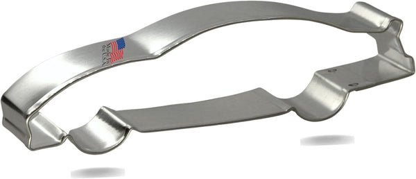 Race Car Cookie Cutter 5.25 Inch – Tin Plated Steel Cookie Cutters - CookieCutterCom Brand