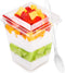 FIFWVGP 50 Pack 5 oz Plastic Dessert Cups With Lids and Spoons, Yogurt