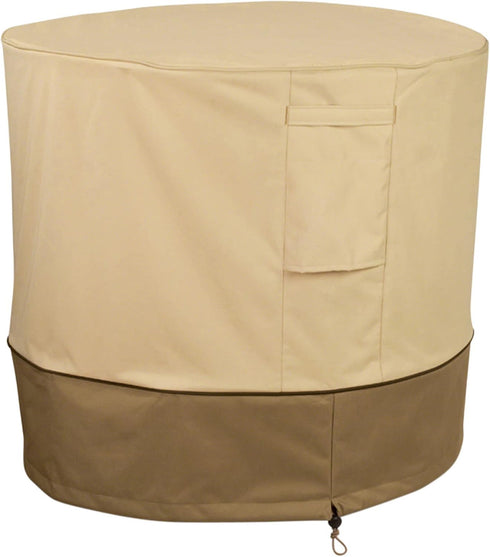 Classic Accessories Veranda Water-Resistant Air Conditioner Cover, 34 Inch Round