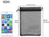 YQL Black Organza Bags - 100PCS 5x7 Inch Gift Favor Bags, Mesh Fruit Protection Bags, Jewelry Pouches for Wedding Party