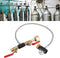G1/2 CO2 Cylinder Refill Adapter, Stainless Steel Bottle Connector Kit for Soda Maker Accessories with Hose