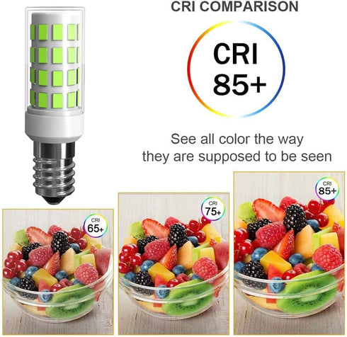 E14 LED Bulbs 3 Pack, E14 European Screw Base for Electric Window Candle Lamp, 3.5W Equivalent to 35W Incandescent