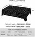 Beabes Tablecloth Chemistry, Rectangular Cover with Chemistry Formulas for Dining, Hotel, Coffee Parties, 52x70 Inch