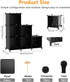 6 Closet AWTATOS Cube Storage Organizer, Storage Cubes Shelves Bookshelf, Cube Organizers and Storage, DIY Stackable