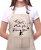 Funny Aprons for Women with Pockets, Cute Birthday Christmas Gifts for Cooking, Baking, Mom, Wife, Friends