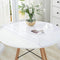 VeeCano 16 Inch 2Pcs Round Clear Plastic Table Protector Cover PVC Vinyl Desk