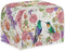 Hummingbird Floral Print Toaster Cover Case with Handle Dust Fingerprint Protection Backware Breadwave Cover Case Protector Heat-Resistant