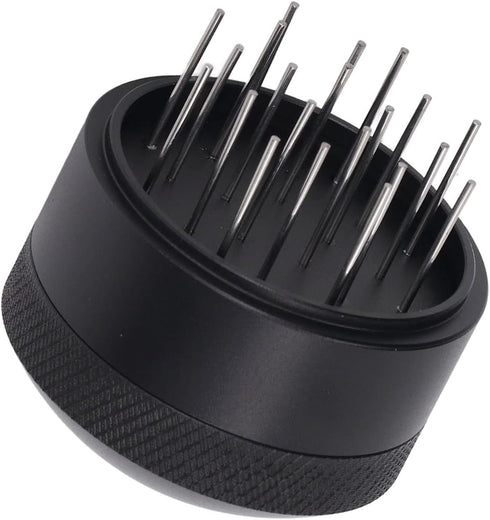 Coffee Needle Distributor, Rust Resistant Base Design Hand Needle Distributor for Home (51MM)