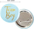 Gender Reveal Button Pins, 50 Pcs Team Boy Girl Button Pins for Baby Shower Party Favors