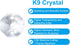 K9 2 60 Pack 10mm PATIKIL Crystal Octagon Beads Holes Pendants, Chandelier Prisms Parts Ornaments Hanging Beads for DIY