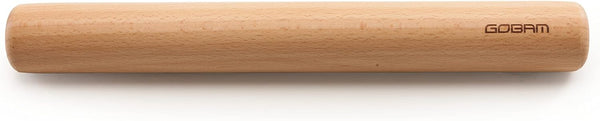 GOBAM Small Wood Rolling Pin - Dough Roller for Pasta, Cookies, Pie, Pizza, 11 x 1.38 Inches