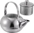 1pc Metal Tea Kettle with Infuser, Stainless Steel Pot Filter Screen for Coffee