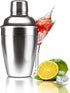 Newness Stainless Steel Cocktail Shaker - Professional Drink Shaker with Built-in Strainer, 8.4oz (250ml) for Easy Carry