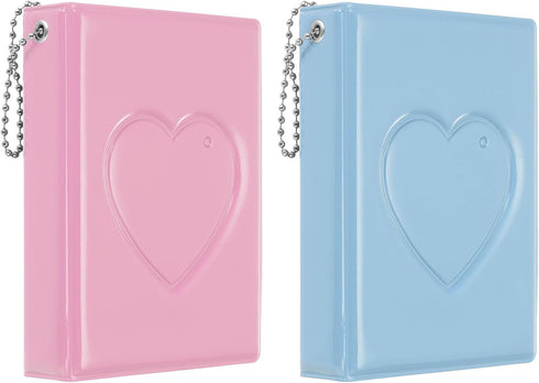 PATIKIL 3 Inch Mini Kpop Photocard Binder 2.5"x3.5" Album with 32 Pockets