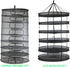 3ft 3FT) HORTIPOTS Herb Dry Rack Zipper Opening Adjustable Center Support Straps NO Sagging Fine Mesh Dry Net (Heavy