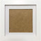 ZXT-parts 8x8 Picture Frames with 6x6 Opening Mat, Square White Solid Wood Frame with Plastic Panel for Tabletop or Wall