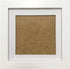 ZXT-parts 8x8 Picture Frames with 6x6 Opening Mat, Square White Solid Wood Frame with Plastic Panel for Tabletop or Wall
