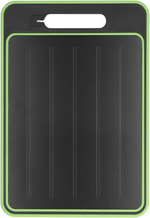 Multifunctional Doublesided Cutting Board, Non-Slip Aluminum Alloy with Kitchen Knife Sharpener