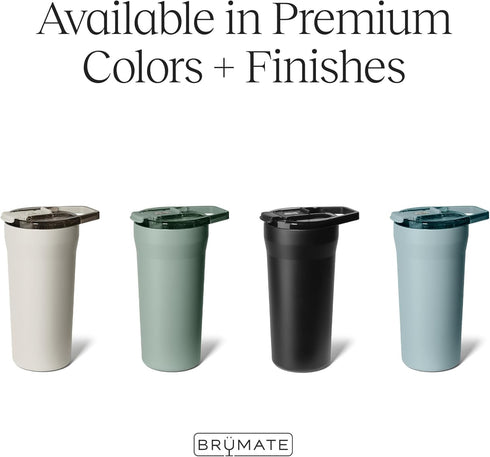 20oz 2-in-1 100% BrueMate Pour Over Insulated Coffee Mug | Travel Coffee Maker with Leakproof Lid | Insulated Coffee