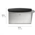 OXO Good Grips Stainless Steel Multi-Purpose Scraper & Chopper, Dough Cutter for Pizza, Bread and Cookie Dough