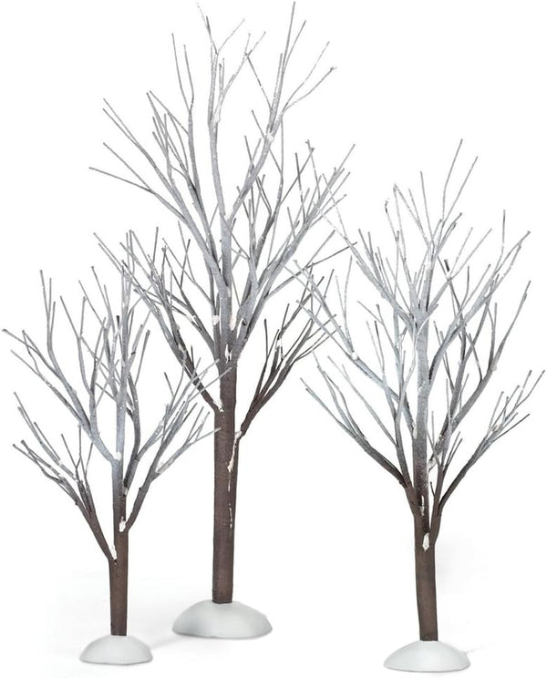Department 56 Snow Village First Frost Trees, Set of 3