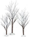 Department 56 Snow Village First Frost Trees, Set of 3