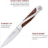 Hammer Stahl 3.5 Inch Paring Knife | Versatile Small Kitchen Knife for Garnishing, Peeling, & More | Ergonomic