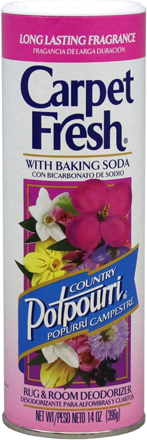 Carpet Fresh 27600 14 Oz Country Potpourri Rug & Room Deodorizer W/Baking Soda