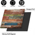 Old Wood Plank Dishwasher Magnetic Cover, Self Adhesive Magnet Refrigerator Decal, Home Appliances Decorative Stickers