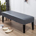 42.12-53.94in CALIDAKA PU Leather Bench Cover - Elastic Soft Stretch Slipcover, Removable Washable Protector for Bench