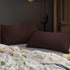 BEDSUM Microfiber Queen Pillowcases, Set of 2, Soft Wrinkle Resistant with Envelope Closure, 20x30 inches, Dark Brown