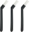 3PCS Coffee Machine Cleaning Brush, Semi-Automatic Bent Nylon Bristle Brush for Coffee Grinders, Milk Frothers
